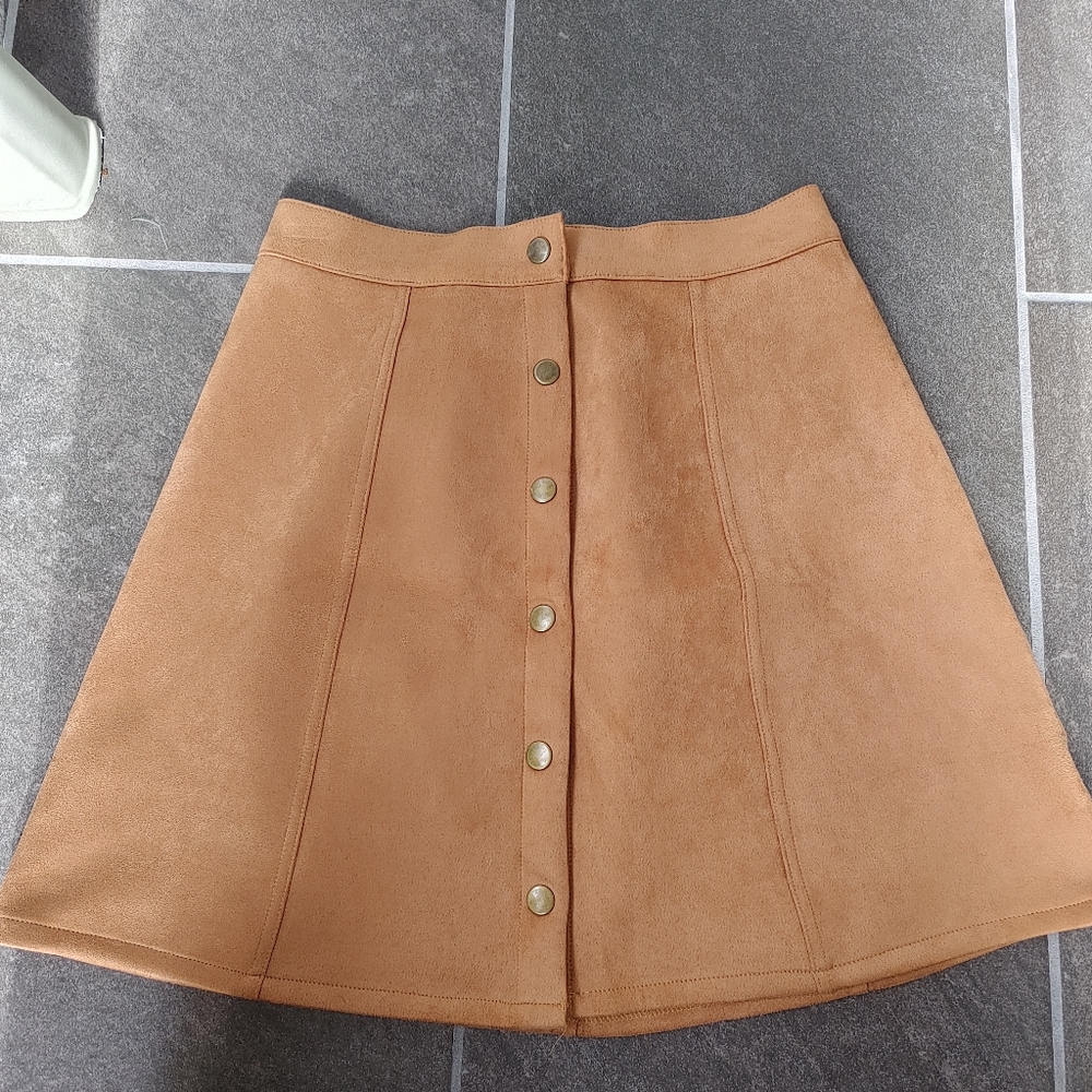 Suede Skirt